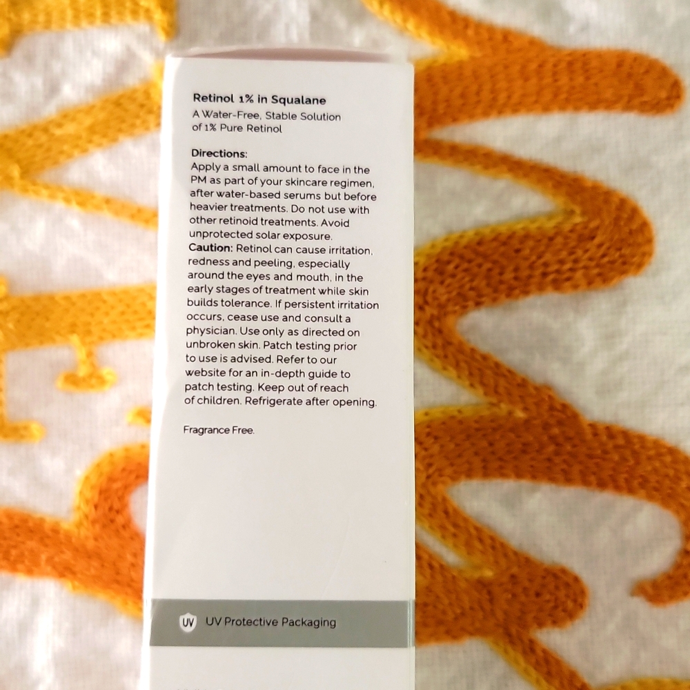 Retinol 1% in Squalane. Highly-Stable Water Free Solution of 1% Retinol - Picture 5 of 7